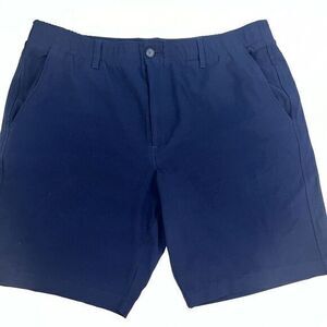 Under Armour Mens Showdown‎ Golf Shorts Navy Blue 1364409-408 Size 38
